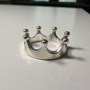 James Avery Silver Crown Ring
